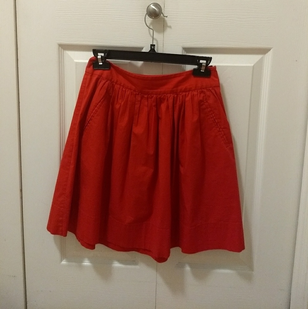 Banana republic red skirt 0